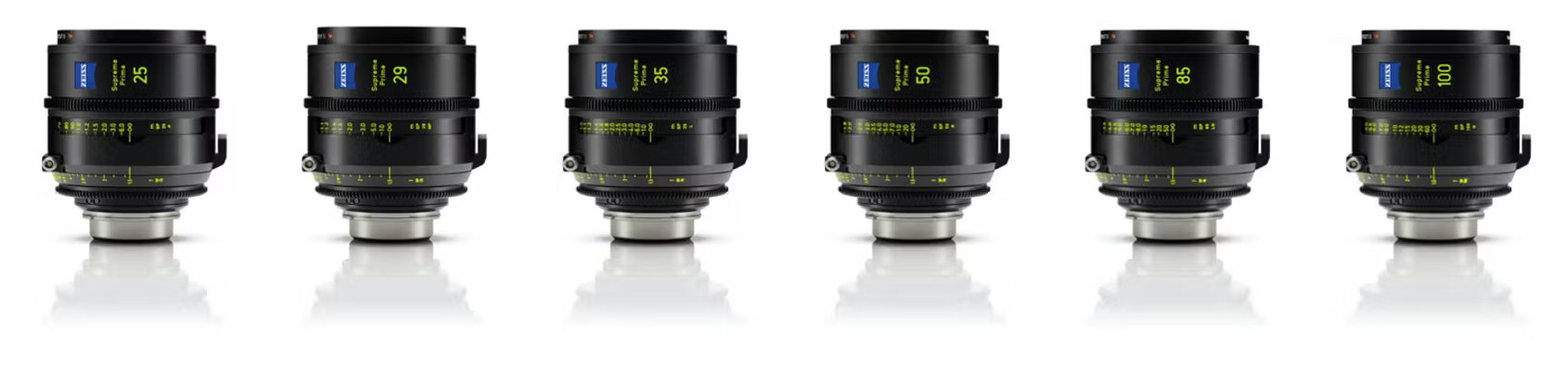 ZEISS Supreme Prime set of 6 lenses