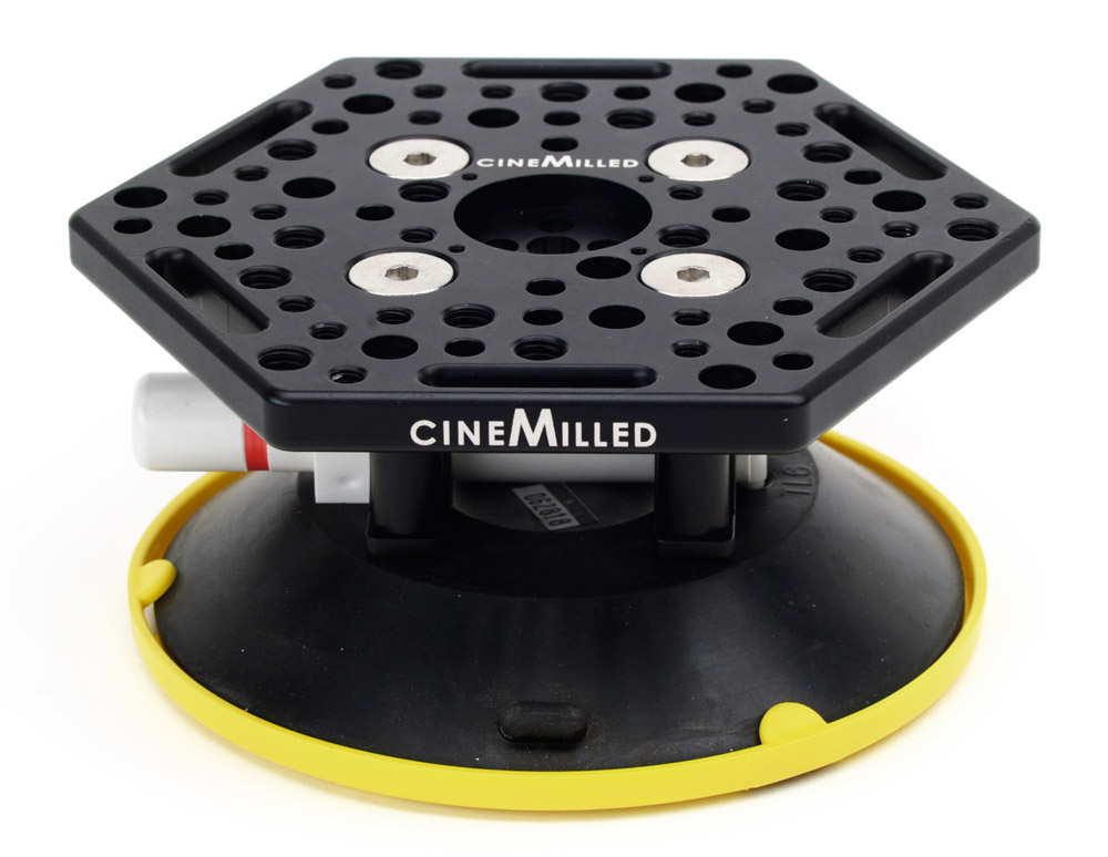 large suction cup with Cinemilled plate